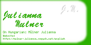 julianna mulner business card